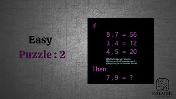 Easy Level - Puzzle 2 - Solutions - Math Number Puzzles - Puzzle Games - Solver by JT