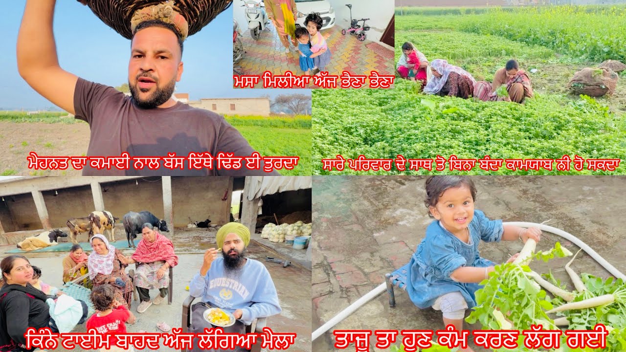 ॥Sare parivar de sehyog to bina banda kamyab ni ho salda🥰॥kinne time bhad lagga ajj mela🥰॥