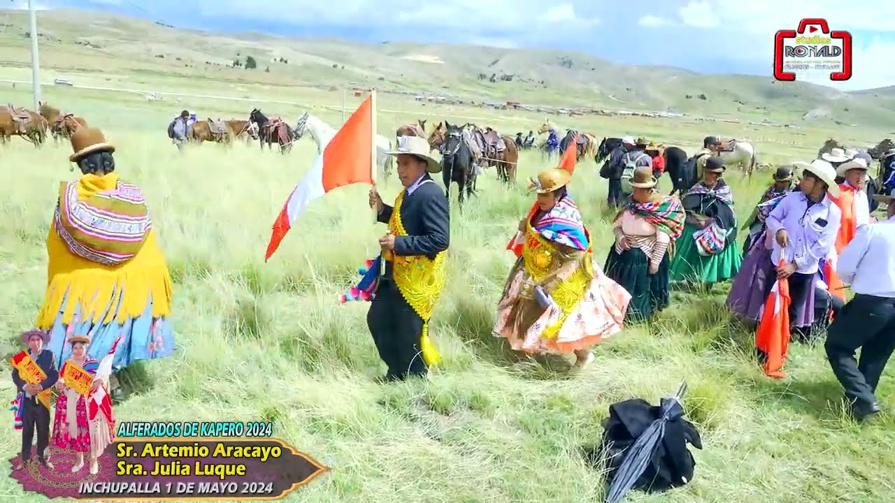 STMA. CRUZ DE HUATUHUYO INCHUPALLA 2024 KAPERO ALFERADOS: ARTEMIO ARACAYO Y JULIA LUQUE