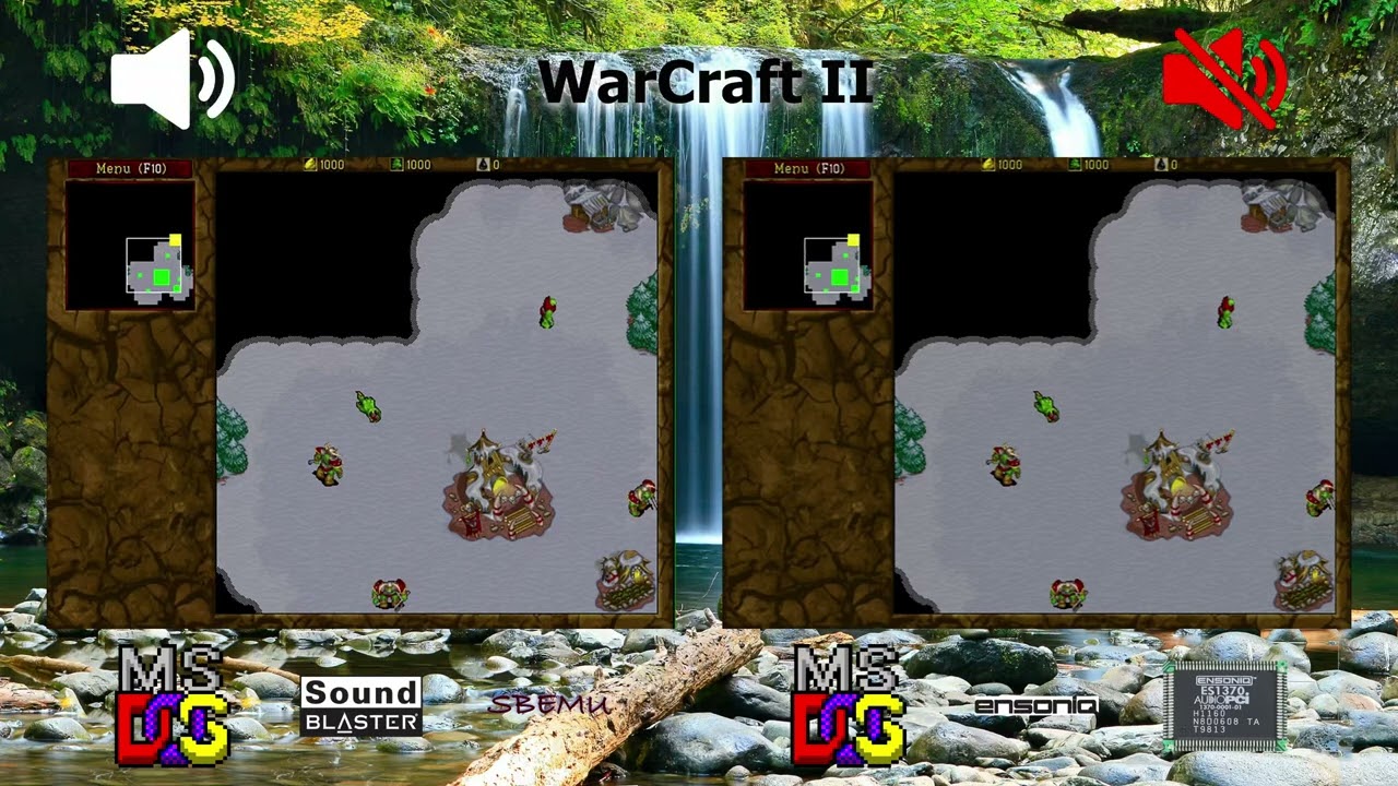 [OVM] WarCraft II (SBEMU vs ES1370, SoundScape)