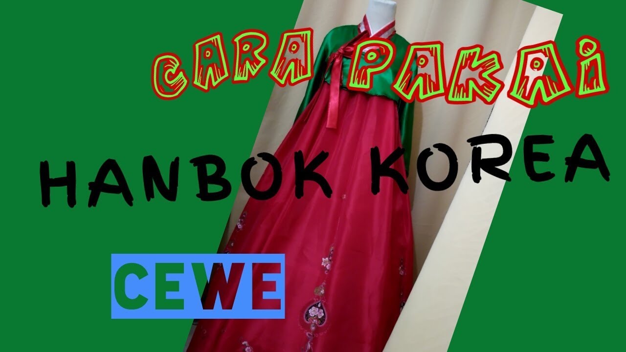  Cara  pakai baju  Hanbok  Korea  cewe YouTube