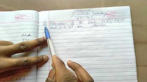 Determine if the points (1,5), (2,3) and (-2,-11) are collinear.