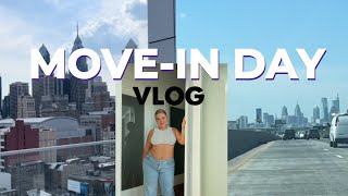 I MOVED TO PHILLY!!  unofficial apartment tour / moving day vlog