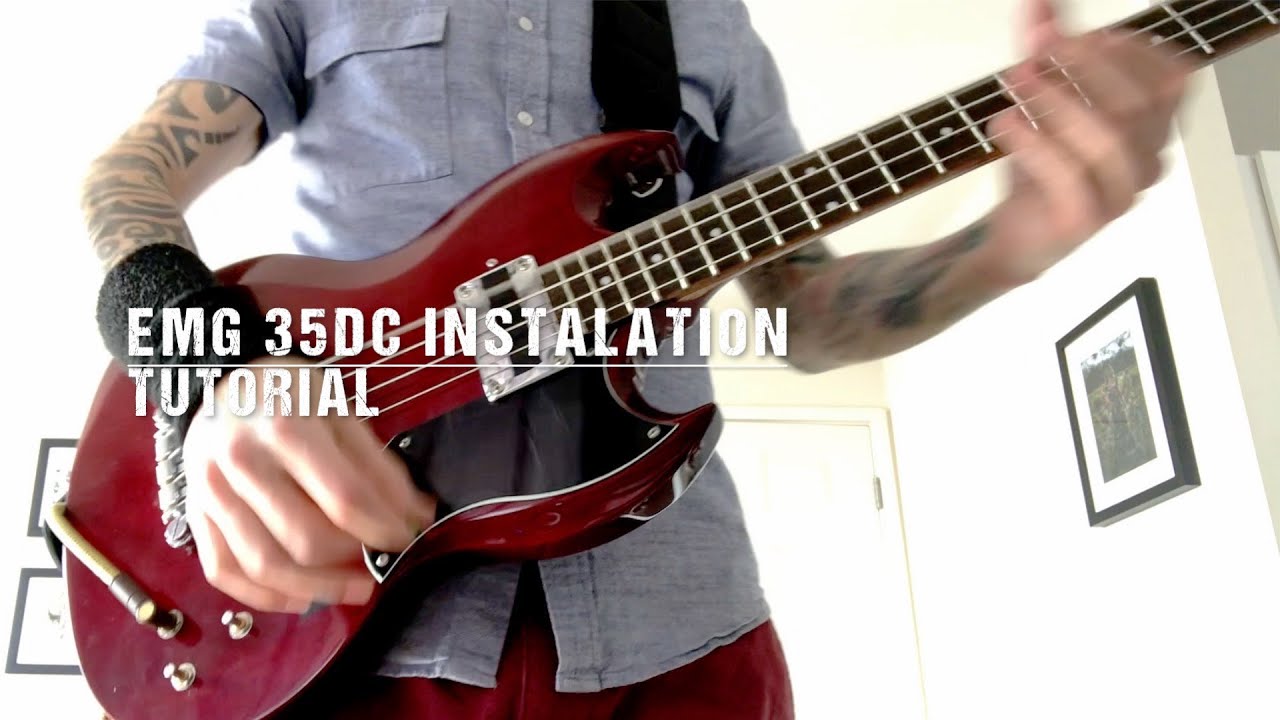 EMG 35DC Active Pickup Installation Detailed Tutorial How To