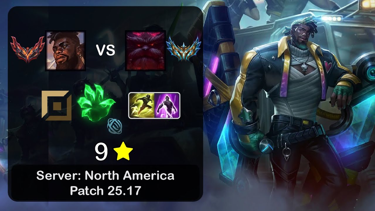 K'Sante Top vs Ornn - NA GrandMaster - Patch 25.17