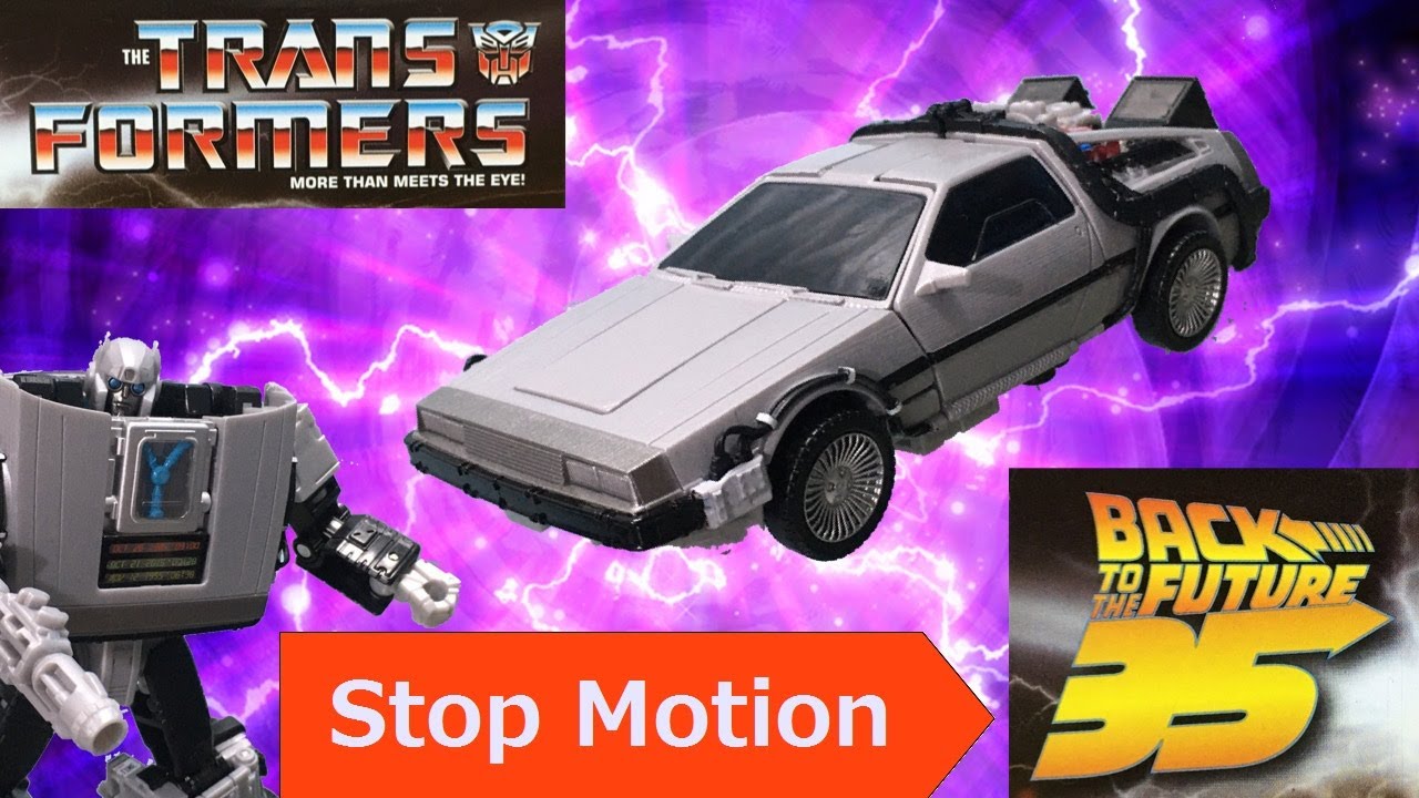 Transformers Delorean ! Stop motion review