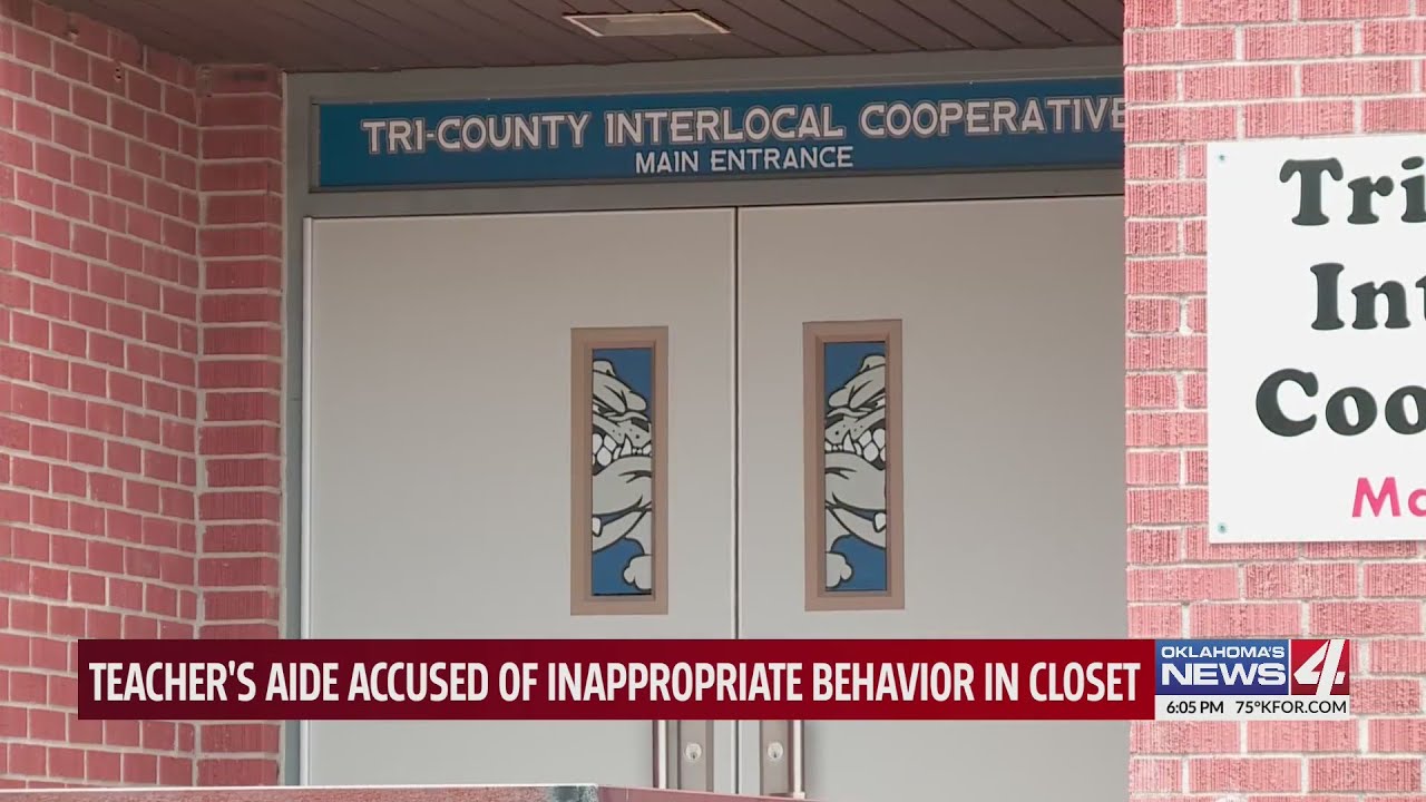 Teacher's aide accused of inappropriate behavior in closet YouTube