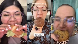 what I eat in a day as a fat person | tiktok compilation