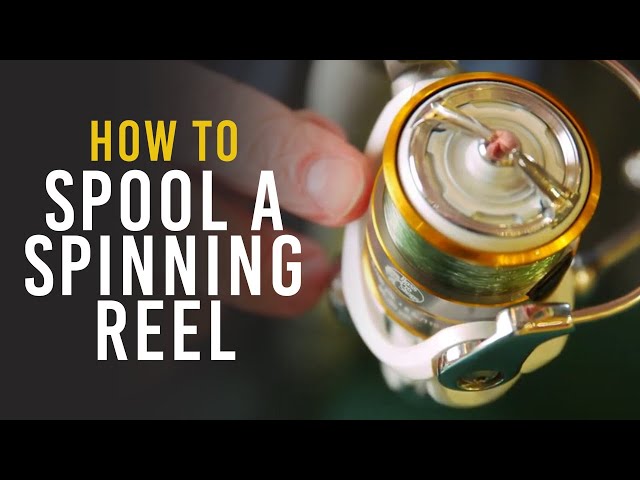 How to Spool a Spinning Reel 