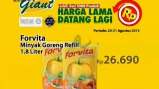 Iklan Giant - Promo Udang, Forvita , & Indomie