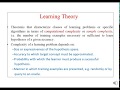 Machine learning computational learning theory  part 1 by er shailesh saxena