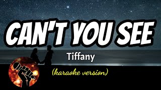 CAN'T YOU SEE - TIFFANY (karaoke version)