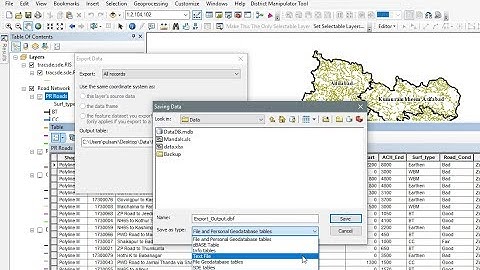 ArcGIS 10.x - Export shapefile attribute table to CSV or Text File