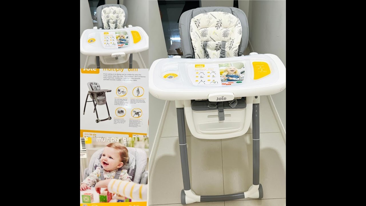 Joie 6in1 Multiply High Chair : Assembly & REVIEW - Quick and Easy ...