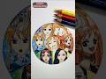 【3色ぬり絵】ナミ!? ロビン!? ワンピースヒロインズ!? #onepiece #onepieceheroines #nami #robin #colormixing #アイナジエンド