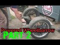 Motorized Wheelbarrow Build powered part 2