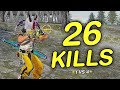 Solo vs squad  26 kills  enemy think they can kill me 