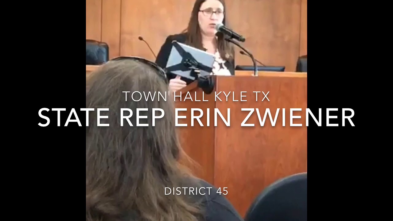 Town Hall State Rep Erin Zwiener discusses education funding YouTube