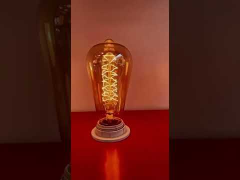 لامپ اديسونى 64 گلابى
