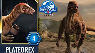 Apex Plateorex ET4: Battles on Nublar Shores! ~ Jurassic World Alive PVP