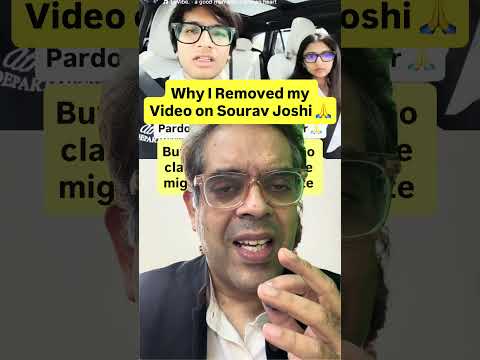 This is Why I removed my Sourav Joshi video on Ethanol