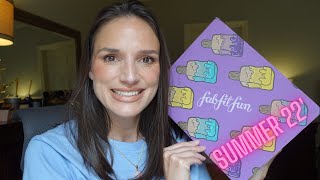 FabFitFun Summer 2022 Unboxing