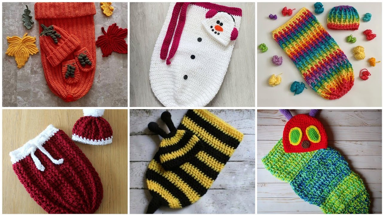 Most beautiful and amazing crochet baby cocoons/Trendy crochet cocoons