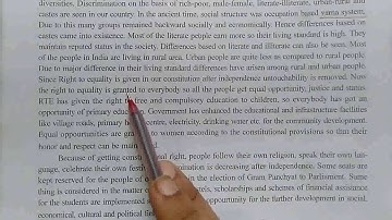 Std 6/S.S/eng med/ch 14/part 2/Efforts for diversity and equality