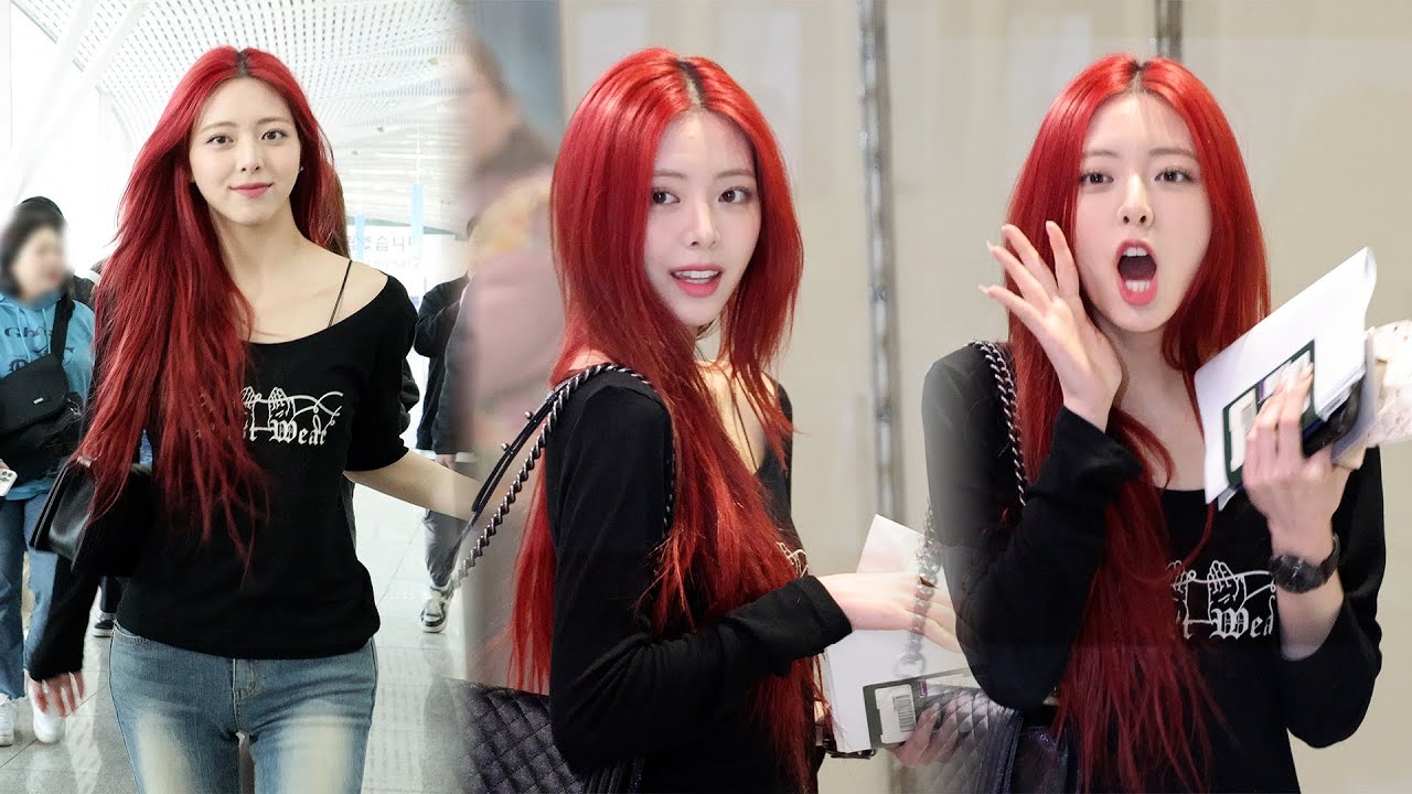 있지 '유나' (ITZY : YUNA) 뉴질랜드 콘서트 출국 직캠 Departure | 인천공항 • 240318