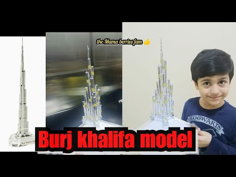 Burj khalifa project model |How To Make A Burj Khalifa Out Of Paper and tape|Miniature Burj Khalifa