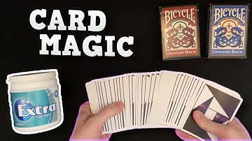 [ASMR] CARD MAGIC with GUM CHEWING!