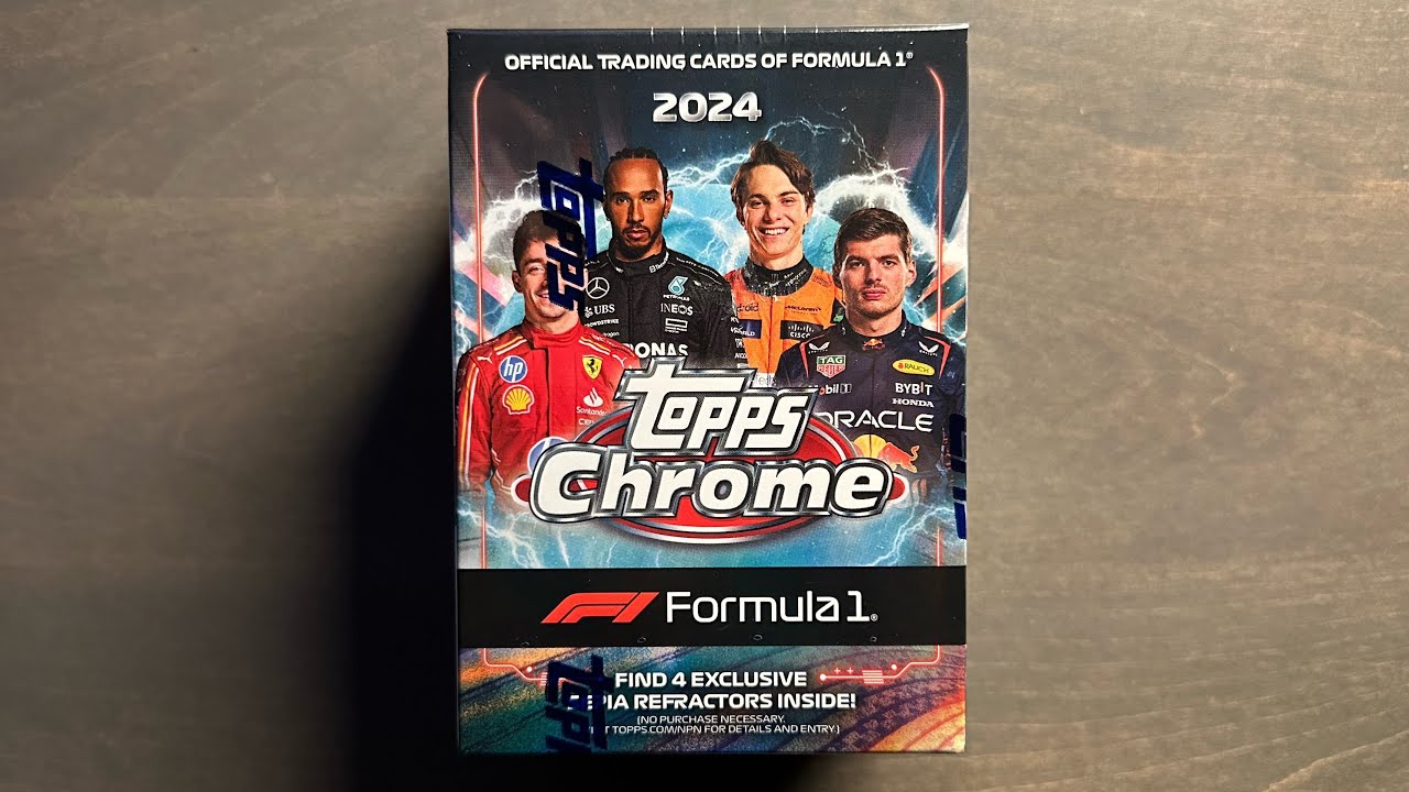 2024 Topps Chrome F1 Blaster Box Opening - First Chrome