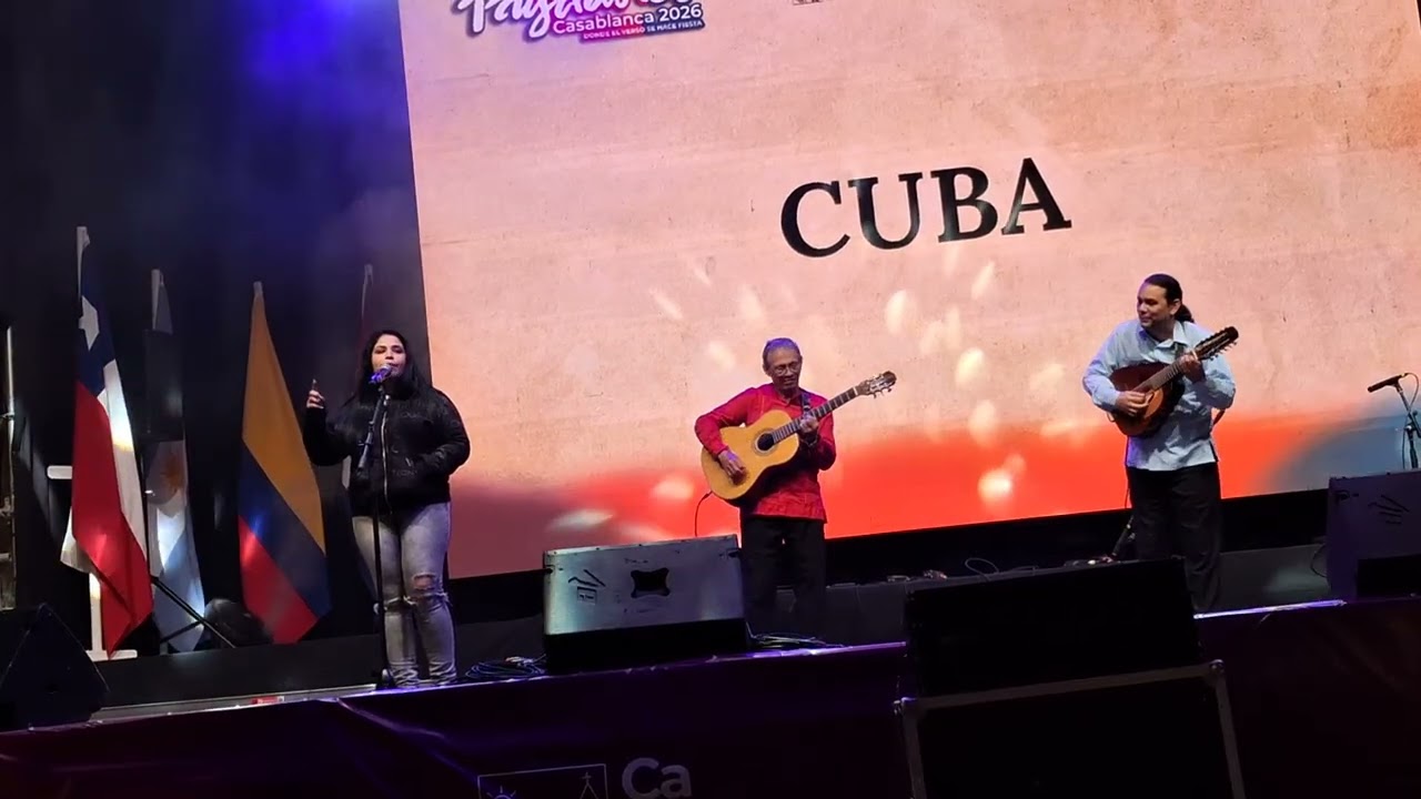 Presentación de Cuba. 32° Encuentro de Payadores Casablanca 2026.