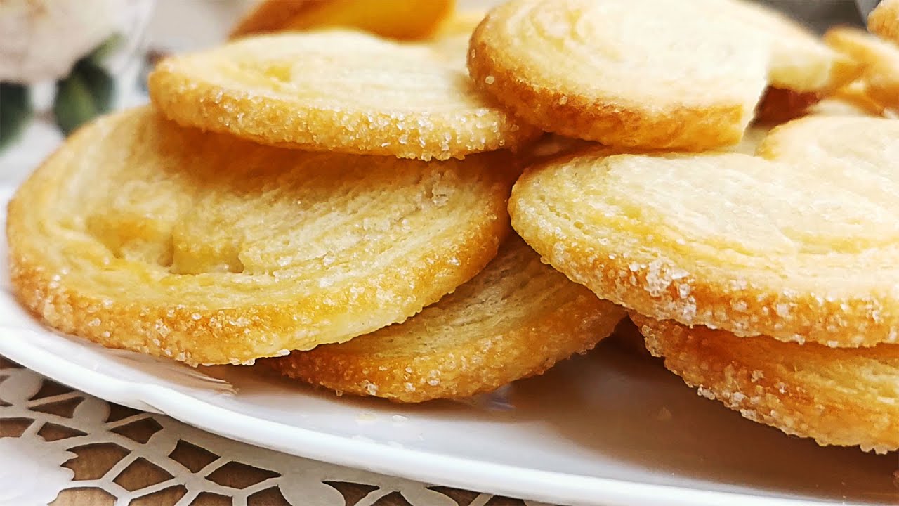 How to Make Sweet & Crunchy French Palmier Cookies - Easy Recipe! - YouTube