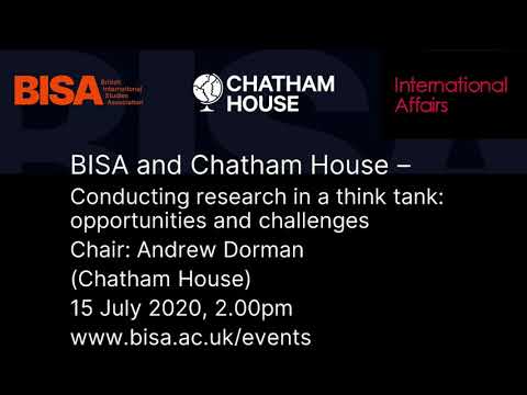 Conducting research in a think tank: opportunities and challenges (audio only)