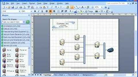 Visio 2007 Demo: Create a background and watermark