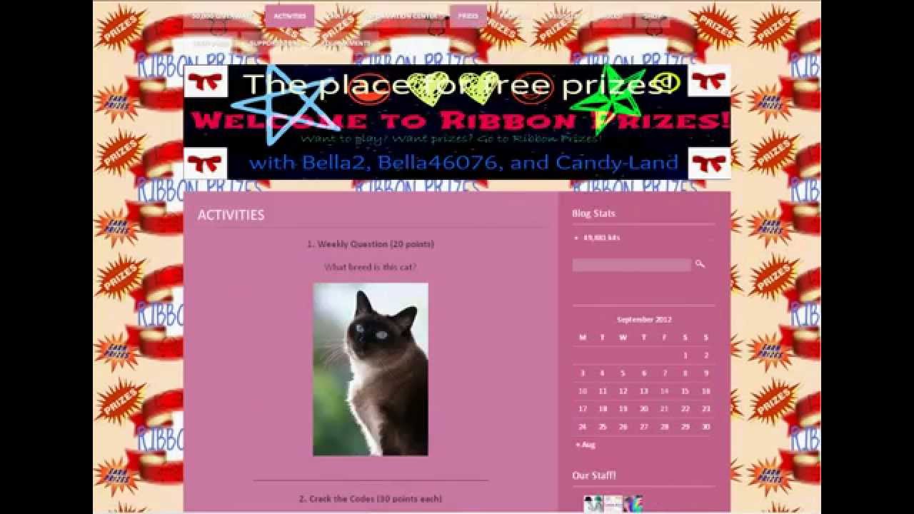 Cool Prizes at Ribbon Prizes