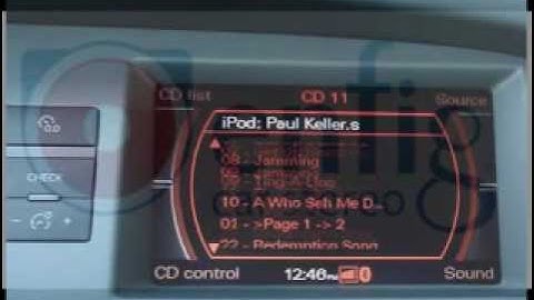 Dension Gateway 500 iPod and USB Adapter in a 2005 Audi A6