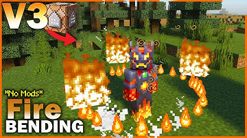 How To Get Firebending powers in Minecraft using COMMAND BLOCK!! (V3)