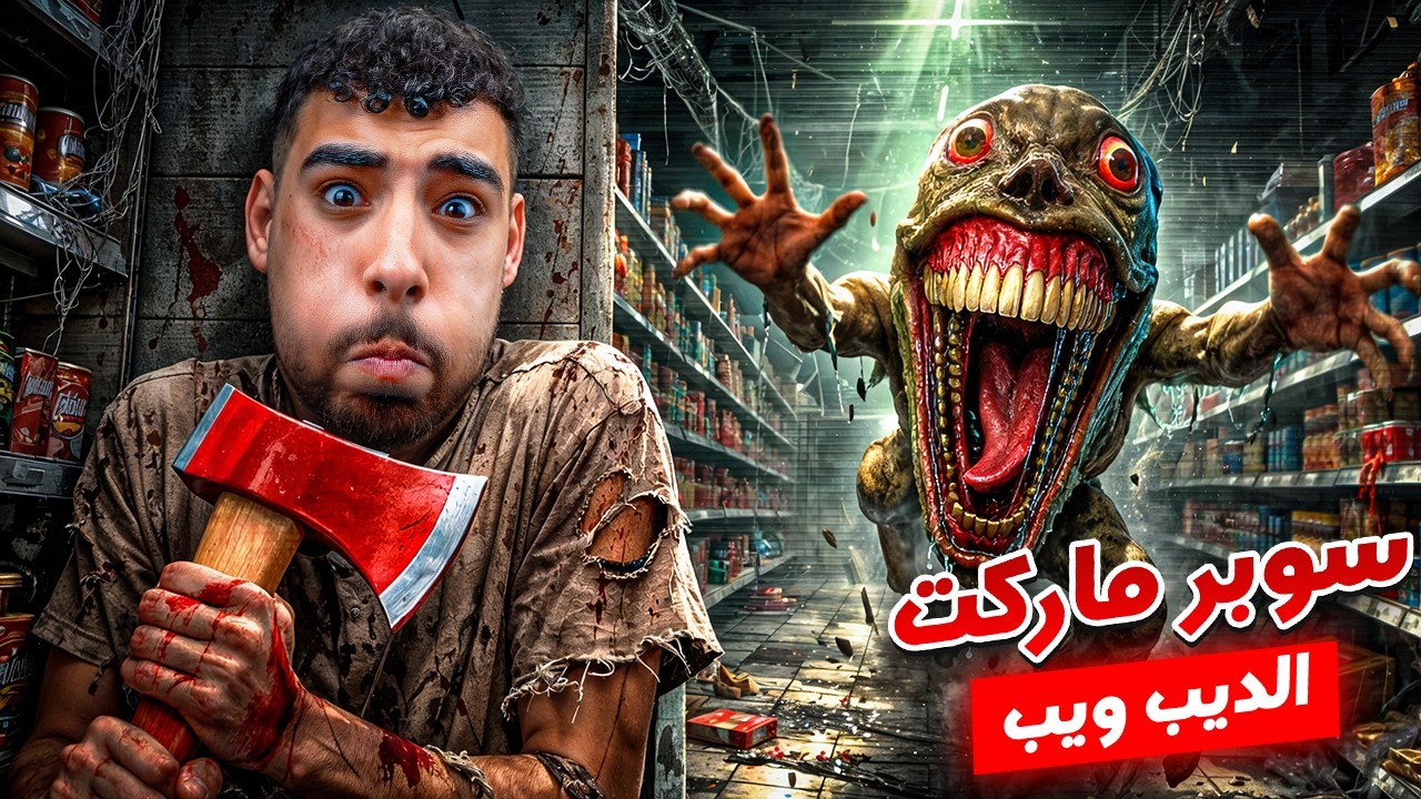 عوده محاكي السوبر ماركت ولكن النسخه المرعبه بجد😱☠️