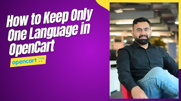 OpenCart Tutorial 2025 – How to Keep Only One Language in OpenCart | Wit Reach