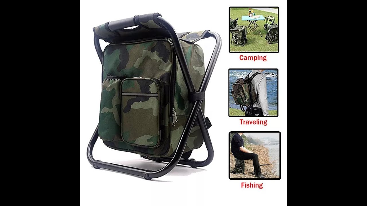 FOLDING STOOL BACKPACK YouTube