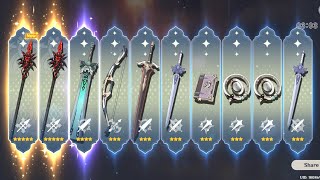this is just insane 😳 😍.  Pulling for arlecchino and her signature weapon 🙃🫠