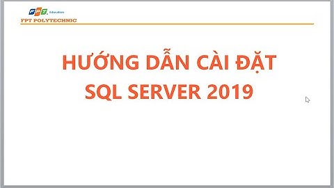 Cai Dat SQL Server 2019