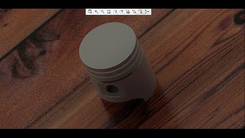 How to make a piston | creo parametric | 3d Modelling