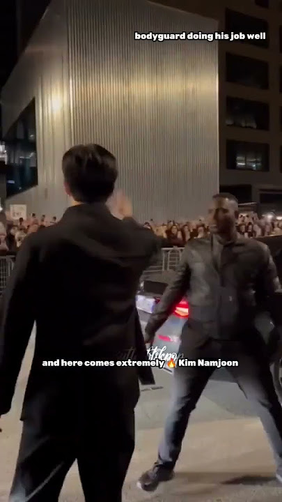 RM's bodyguards doing their job very well 🔥😍