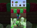 Creeper Pit vs Explosive Resistance Items #shorts #minecraft #meme