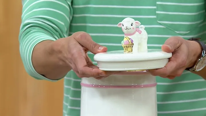 Mr. Cottontail Figural Ceramic Cookie Jar/Canister on QVC