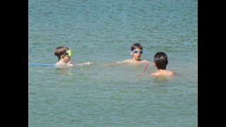 070728 - Swimming in the Lake With Alex