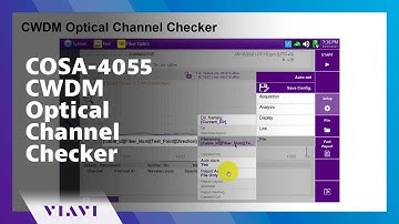 COSA-4055 CWDM Optical Channel Checker
